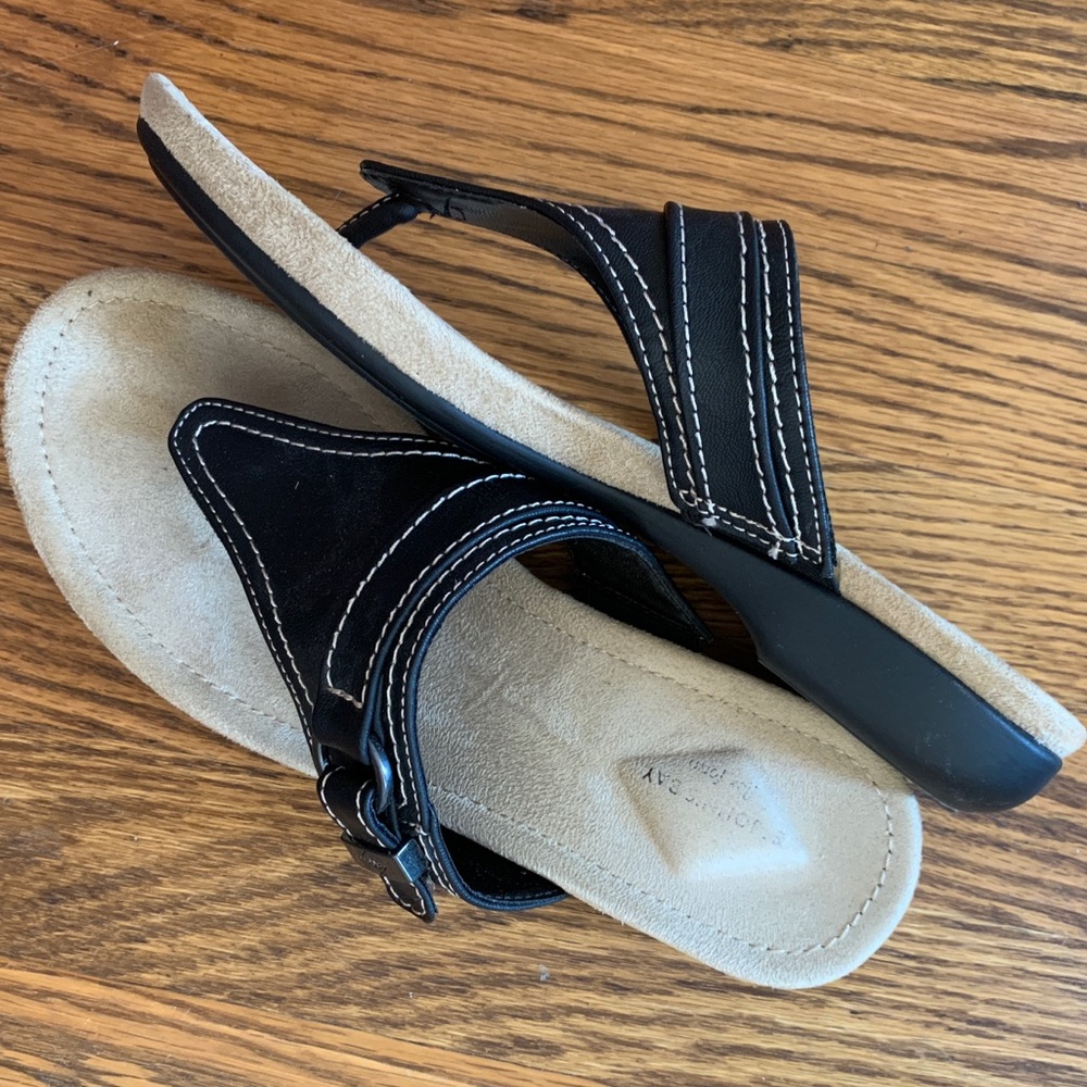 St Johns Bay Black Sandals